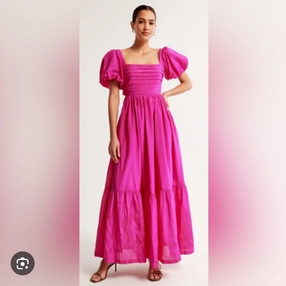 Abercrombie & Fitch Pink Emerson Maxi Dress - Picture 2 of 2